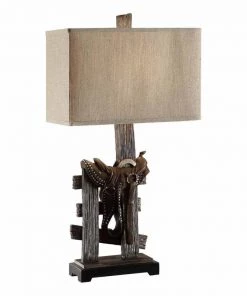 Crestview Collection Saddle Farmhouse Table Lamps, 31-1/2 in. H.