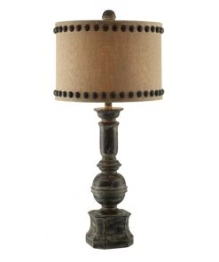 Crestview Collection Wrought Iron Baluster Table Lamps, 5-3/4 in. x 15 in. x 33-3/4 in.