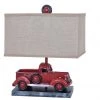 Crestview Collection Well Traveled Farmhouse Table Lamps, Red Truck Design, 20 in. H. -Crestview Collection sale 1148560