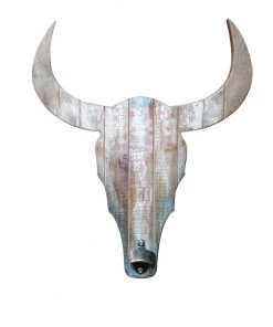 Crestview Collection 19.5 x 1.5 x 23.5 in. Horns Up Wall Decor, CVTWA1463
