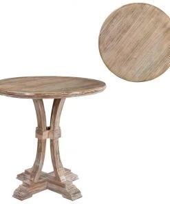 Crestview Collection Bengal Manor Mango Wood Accent Table, CVFNR631