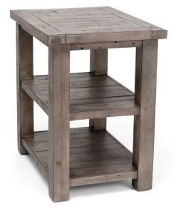 Crestview Collection Pembroke Plantation Recycled Pine Chairside Table, CVFVR8027
