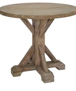 Crestview Collection Sonoma Rustic Wood Large Accent Table, CVFZR4527