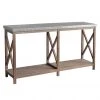Crestview Collection Newhart Rustic Wood And Metal Console Table, CVFZR5073 -Crestview Collection sale 1423527