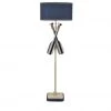 Crestview Collection Boat Oar Modern Floor Lamp, Nautical Blue, CVAVP1423 -Crestview Collection sale 1423550