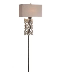 Crestview Collection Mariposa Wall Sconce In Antique White, CVW1P410