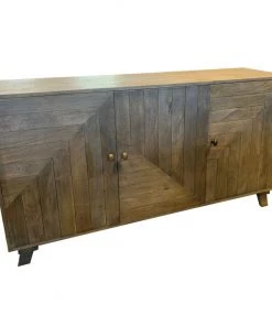 Crestview Collection Bengal Manor Geometric Door Sideboard, CVFNR651