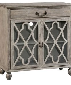 Crestview Collection Hawthorne Estate 1-Drawer 2 Door Fretwork Sideboard, CVFVR8016 -Crestview Collection sale 1667808 A2
