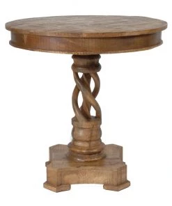 Crestview Collection sale 30 Crestview Collection Bengal Manor Mango Wood Twist Accent Table, CVFNR308