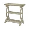 Crestview Collection Newport Distressed Shaped Console Table, CVFZR1538