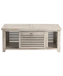 Crestview Collection Pembroke Plantation Hudson Slated Cocktail Table, CVFVR8127