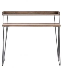 Crestview Collection Cody 2-Tier Wood and Metal Desk, CVFZR4580 -Crestview Collection sale 1667851 A2