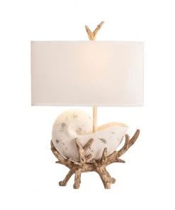 Crestview Collection Sleeping Shell Table Lamp, CVAVP1181
