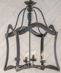 Crestview Collection La Roux 4-Light Chandelier, CVPDA007
