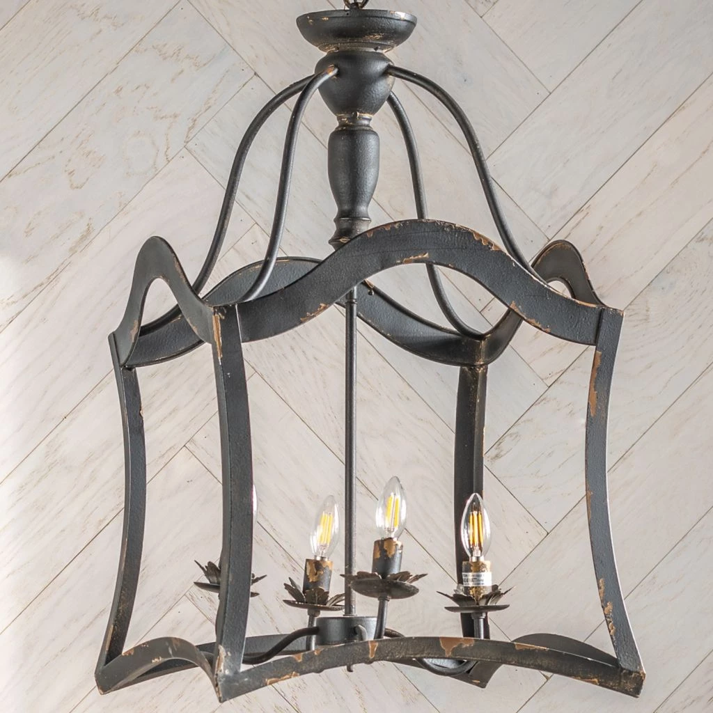 Crestview Collection La Roux 4-Light Chandelier, CVPDA007 3 Crestview Collection La Roux 4-Light Chandelier, CVPDA007