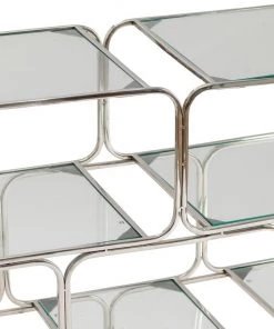 Crestview Collection Del Mar Metal and Glass Console Table, CVFNR5006 -Crestview Collection sale 1678309 A3