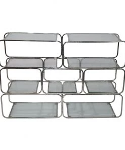 Crestview Collection Del Mar Metal and Glass Console Table, CVFNR5006 -Crestview Collection sale 1678309 A4