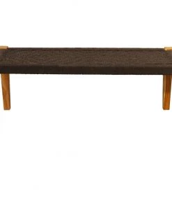 Crestview Collection Rock Springs Jute Bench, CVFNR5024