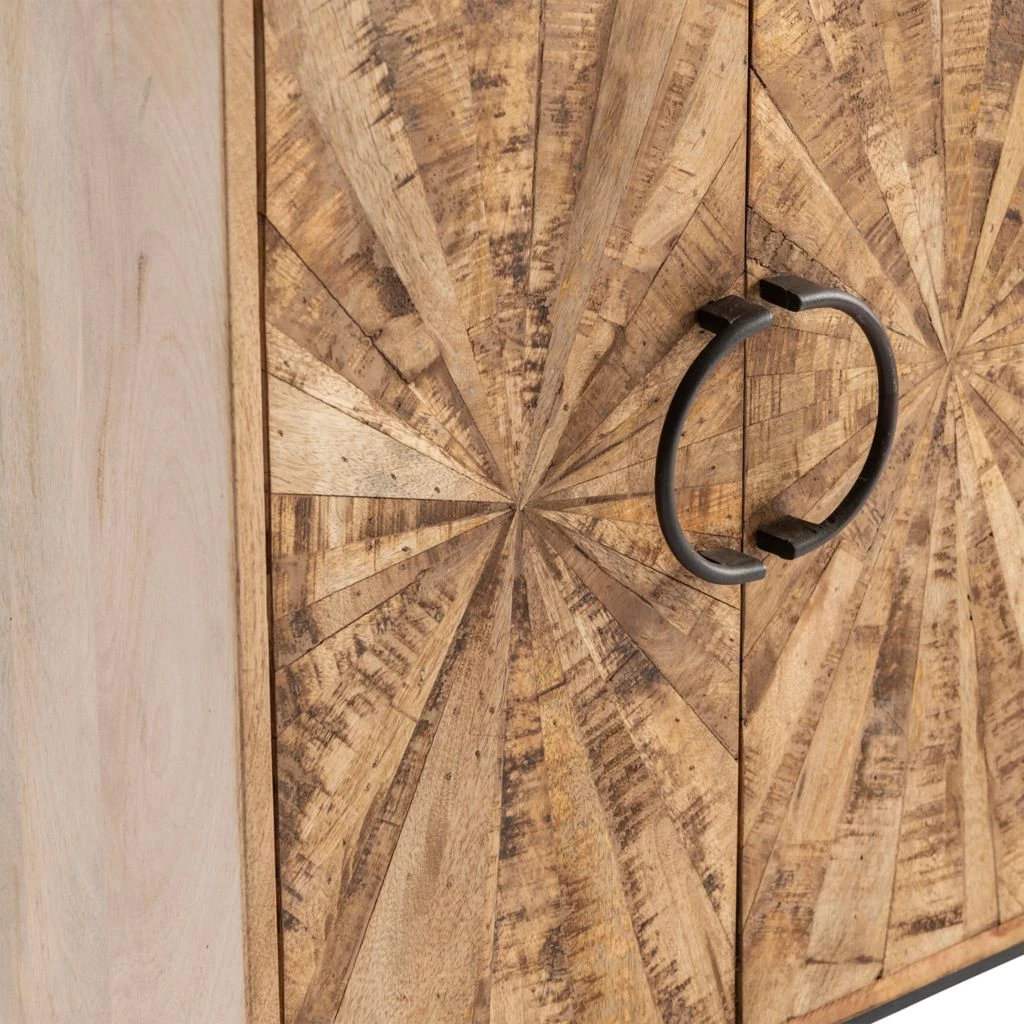 Crestview Collection Roswell 2-Door and Open Shelf Cabinet, CVFNR5026 6 Crestview Collection Roswell 2-Door and Open Shelf Cabinet, CVFNR5026 - Image 4