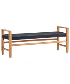 Crestview Collection Tacoma Jute Bench, CVFNR5030