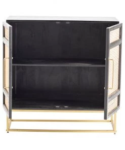 Crestview Collection Port Royal 2 Door Wood and Metal Cabinet, CVFNR5034 -Crestview Collection sale 1678337 A2