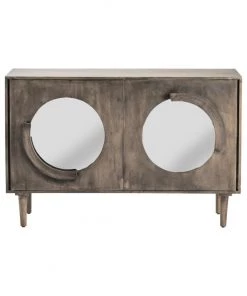 Crestview Collection Hillcrest 2-Door Mango Wood Cabinet, CVFNR5043 -Crestview Collection sale 1678345 A1