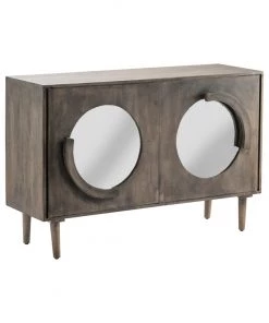 Crestview Collection Hillcrest 2-Door Mango Wood Cabinet, CVFNR5043 -Crestview Collection sale 1678345 A3