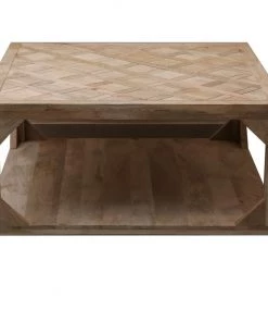 Crestview Collection Willow Brook Square Cocktail Table, CVFNR5045