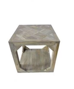 Crestview Collection Willow Brook Square End Table, CVFNR5046