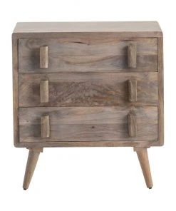 Crestview Collection Emma 3 Drawer Mango Chest, CVFNR5053