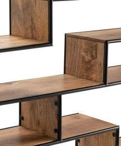 Crestview Collection Accord Round Metal and Wood Etagere, CVFNR5055 -Crestview Collection sale 1678355 A3