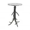 Crestview Collection Antelope Metal Antler Accent Table, CVFNR5059