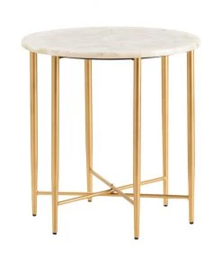 Crestview Collection Katherine Round Accent Table, CVFNR5080