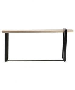 Crestview Collection Matthews Metal and Wood Narrow Console Table, 80 x 16 x 36 in., CVFNR5098