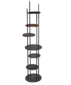 Crestview Collection Graham Multiple Round Shelf Etagere, CVFNR5099