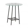 Crestview Collection Explorer Round Metal and Glass End Table, CVFNR5109 -Crestview Collection sale 1678391