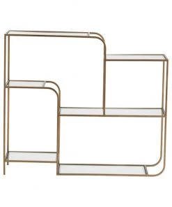 Crestview Collection Villa Heights Angled Console Table, 44 x 12.5 x 38 in., CVFNR5110