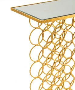 Crestview Collection Melrose Wine Rack Console Table, CVFNR955 -Crestview Collection sale 1678404 A2