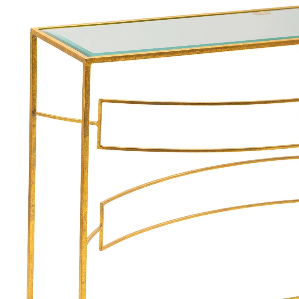 Crestview Collection Melrose Narrow Metal Console Table, 40 x 10 x 31 in., CVFNR957 6 Crestview Collection Melrose Narrow Metal Console Table, 40 x 10 x 31 in., CVFNR957 - Image 4