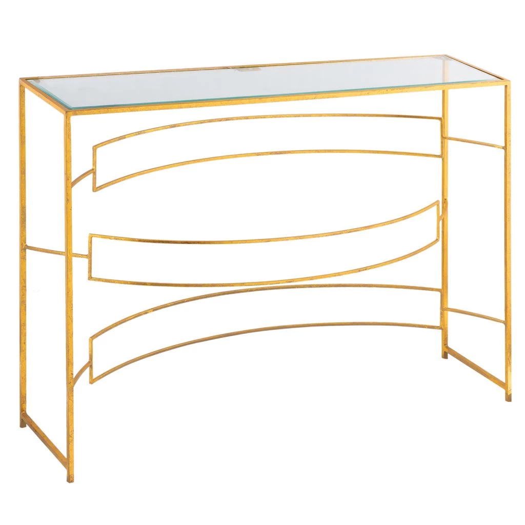 Crestview Collection Melrose Narrow Metal Console Table, 40 x 10 x 31 in., CVFNR957 7 Crestview Collection Melrose Narrow Metal Console Table, 40 x 10 x 31 in., CVFNR957 - Image 5