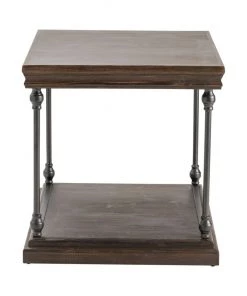Crestview Collection Covington Rectangle End Table, 23 x 25 x 24 in., CVFNR961