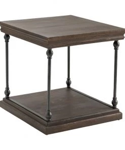 Crestview Collection Covington Rectangle End Table, 23 x 25 x 24 in., CVFNR961 -Crestview Collection sale 1678408 A2