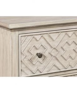 Crestview Collection Hawthorne Estate 3-Drawer Fretwork Pattern Chest, 38 x 15 x 36 in., CVFVR8010 -Crestview Collection sale 1678414 A2