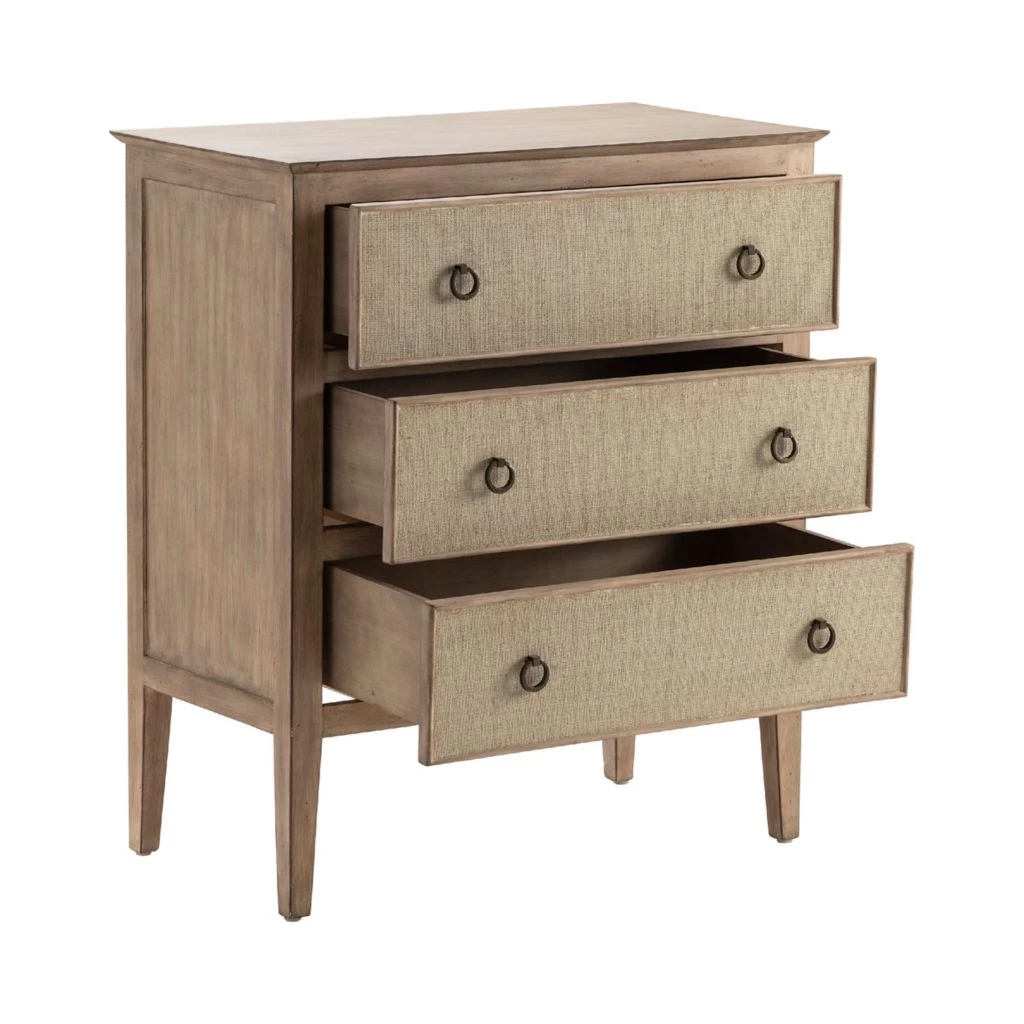 Crestview Collection Hawthorne Estate 3 Linen Drawer Chest in a Sand Finish, 32 x 18 x 37 in., CVFVR8050 6 Crestview Collection Hawthorne Estate 3 Linen Drawer Chest in a Sand Finish, 32 x 18 x 37 in., CVFVR8050 - Image 4