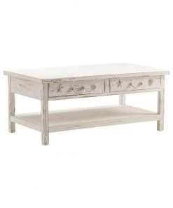 Crestview Collection Seaside White Coastal Cocktail Table, CVFZR1522 -Crestview Collection sale 1678476 A2
