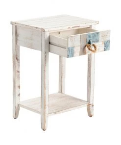 Crestview Collection South Shore Nautical Patchwork 1 Drawer Accent Table, CVFZR3561 8 Crestview Collection South Shore Nautical Patchwork 1 Drawer Accent Table, CVFZR3561 -Crestview Collection sale 1678493 A2