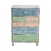 Crestview Collection Key West Driftwood and Nautical 6 Drawer Chest, CVFZR3593