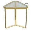 Crestview Collection Melrose Gold Triangle Accent Table, CVFZR4002 -Crestview Collection sale 1678502