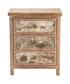 Crestview Collection Maple Ridge 3 Drawer Chest, CVFZR4107