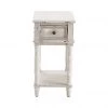 Crestview Collection Weston Chalk Grey 1 Drawer Chairside, CVFZR4536